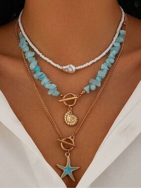 Seashell necklace set N2230